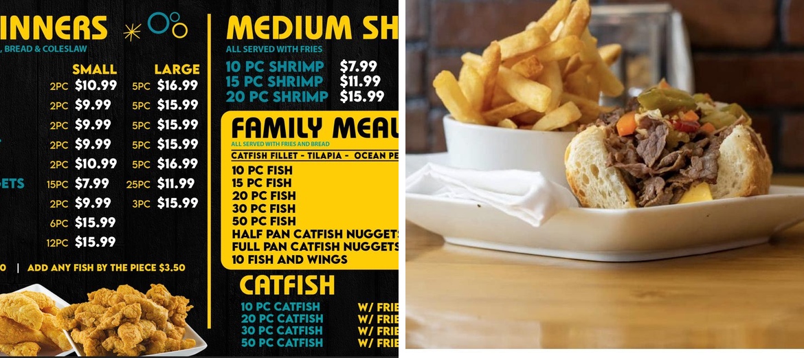 Sharks FishChicken& grill Menu